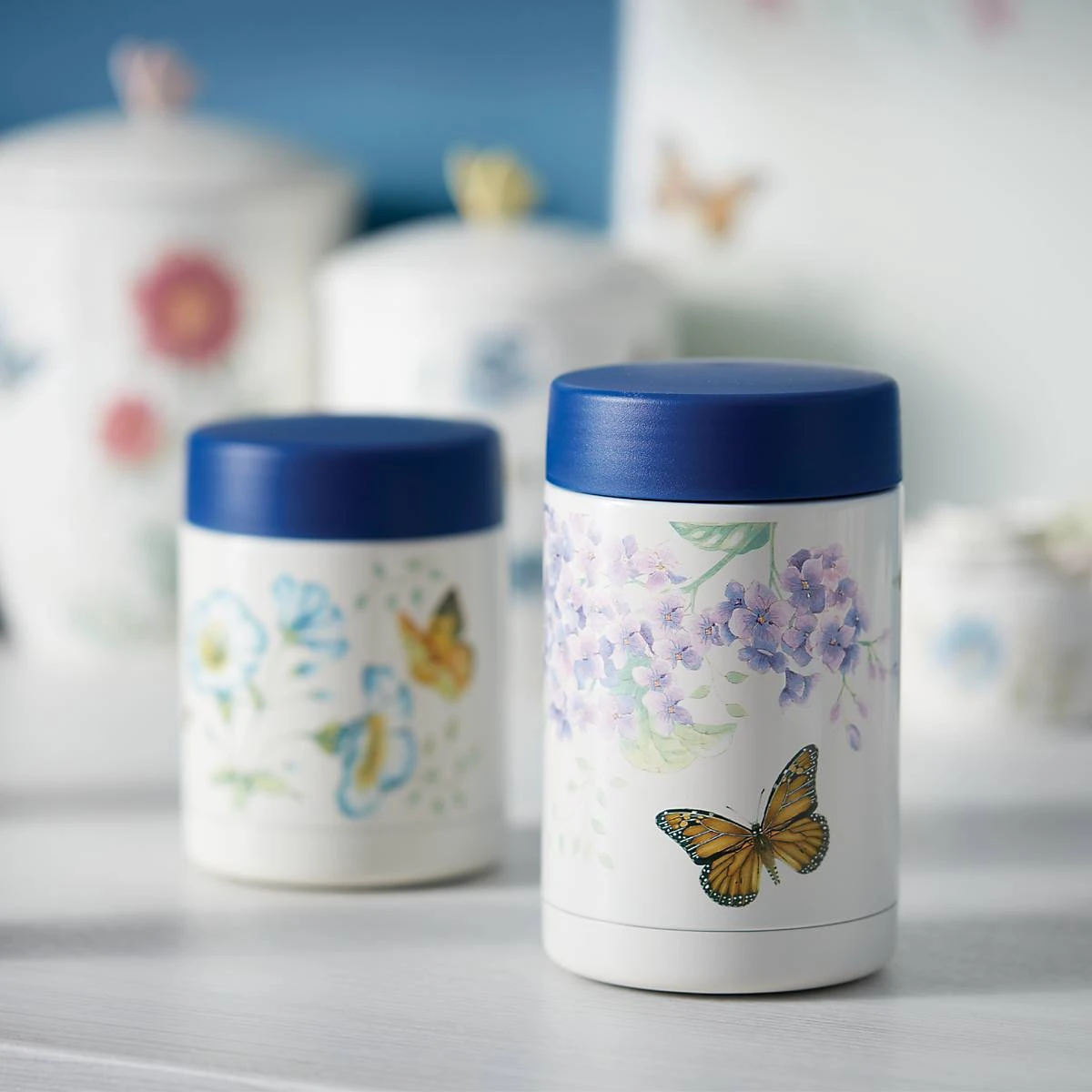 Lenox Kitchen Butterfly Meadow® Large Food Container 6 Lenox Kitchen Butterfly Meadow® Large Food Container
