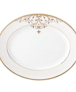 Lenox Dinnerware Opal Innocence Scroll™ 13" Oval Platter 5 Lenox Dinnerware Opal Innocence Scroll™ 13