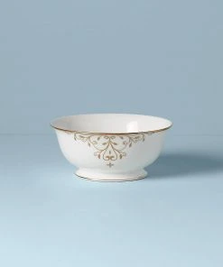 Lenox Opal Innocence Scroll Gold⢠Serving Bowl