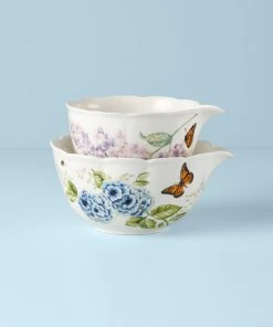 Lenox Dinnerware Butterfly Meadow® 2-piece Nesting Bowl Set
