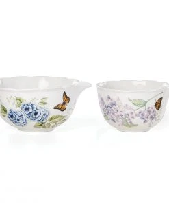 Lenox Dinnerware Butterfly Meadow® 2-piece Nesting Bowl Set 7 Lenox Dinnerware Butterfly Meadow® 2-piece Nesting Bowl Set