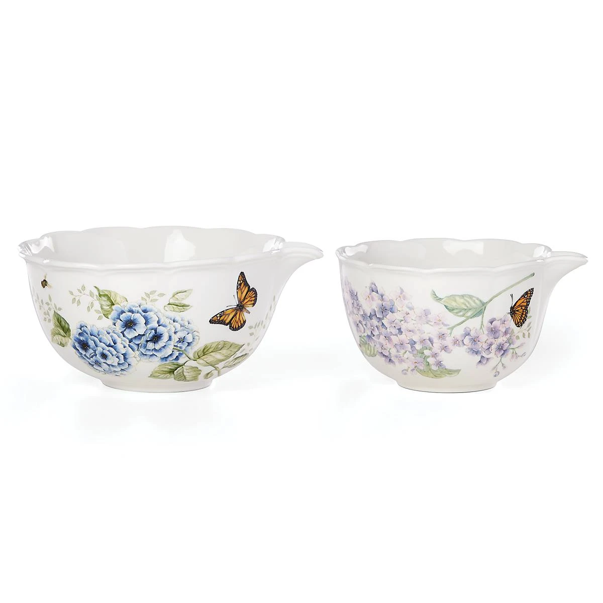 888261_wHR.jpg Lenox Dinnerware Butterfly Meadow® 2-piece Nesting Bowl Set