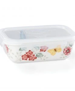 Lenox Kitchen Butterfly Meadow Rectangle Food Storage Container