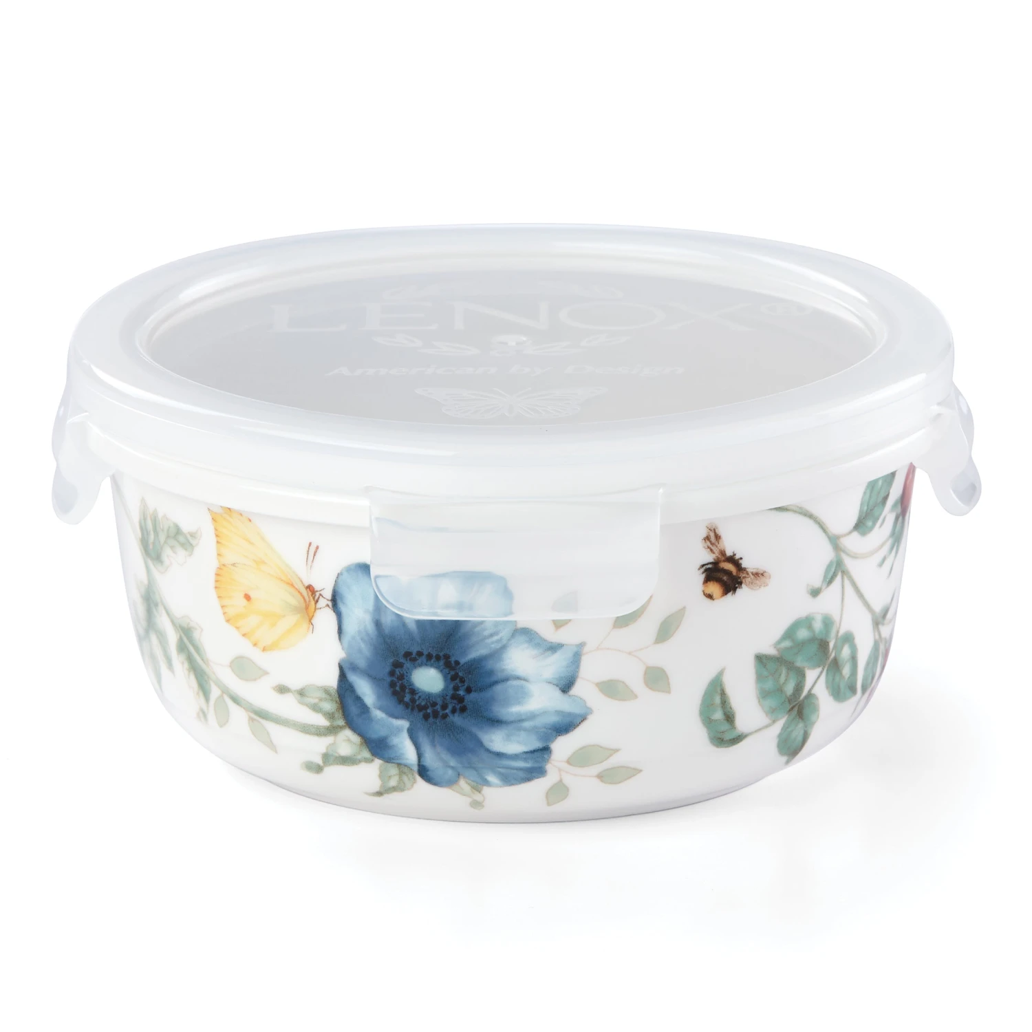 Lenox Butterfly Meadow Small Round Food Container Kitchen 6 Lenox Butterfly Meadow Small Round Food Container Kitchen
