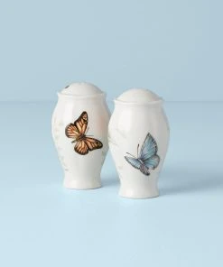 Lenox Dinnerware Butterfly Meadow Salt & Pepper Shakers
