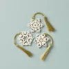Lenox For The Family Mini Snowflake 3-Piece Ornament Set