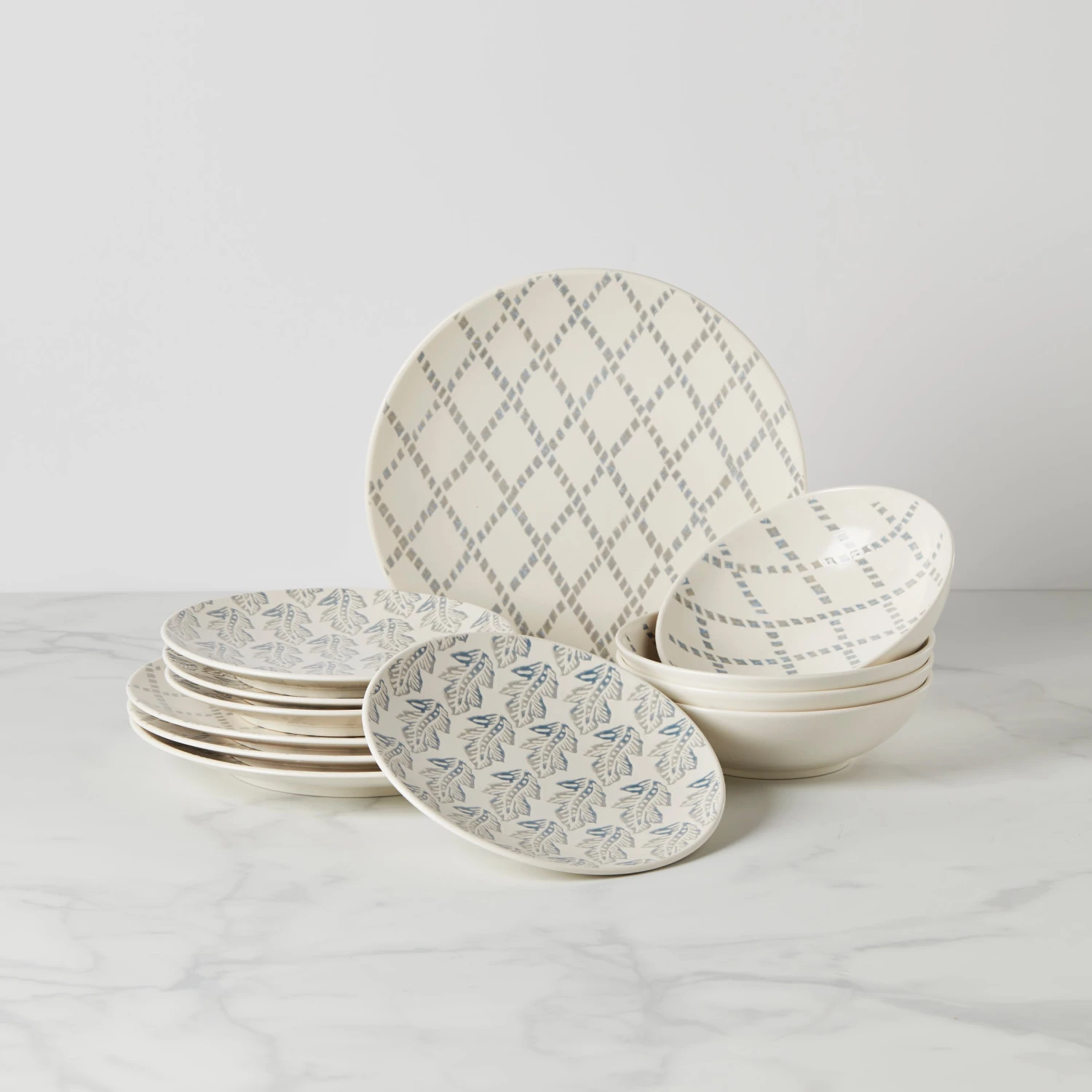 890112_w10.jpg Lenox Dinnerware Textured Neutrals 12-piece Set