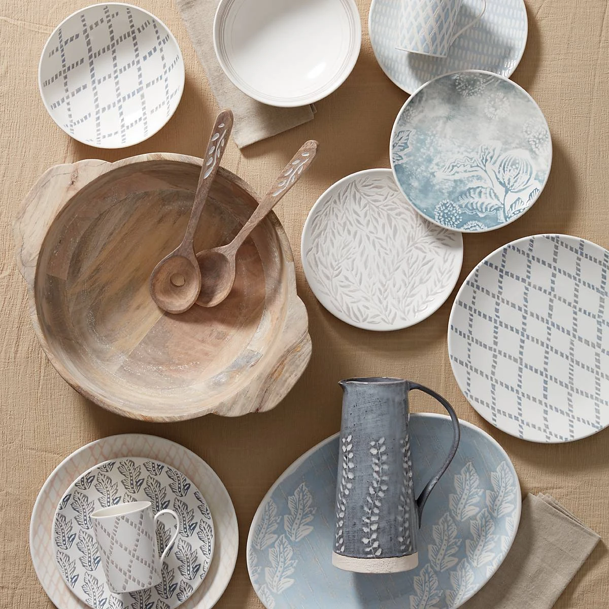 890112_w2_312ececd-a12c-4696-8e5f-8894223bd78b.jpg Lenox Dinnerware Textured Neutrals 12-piece Set