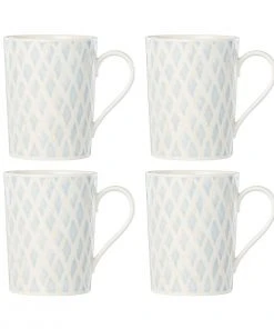 Lenox Textured Neutrals 4-piece Mug Set Dinnerware