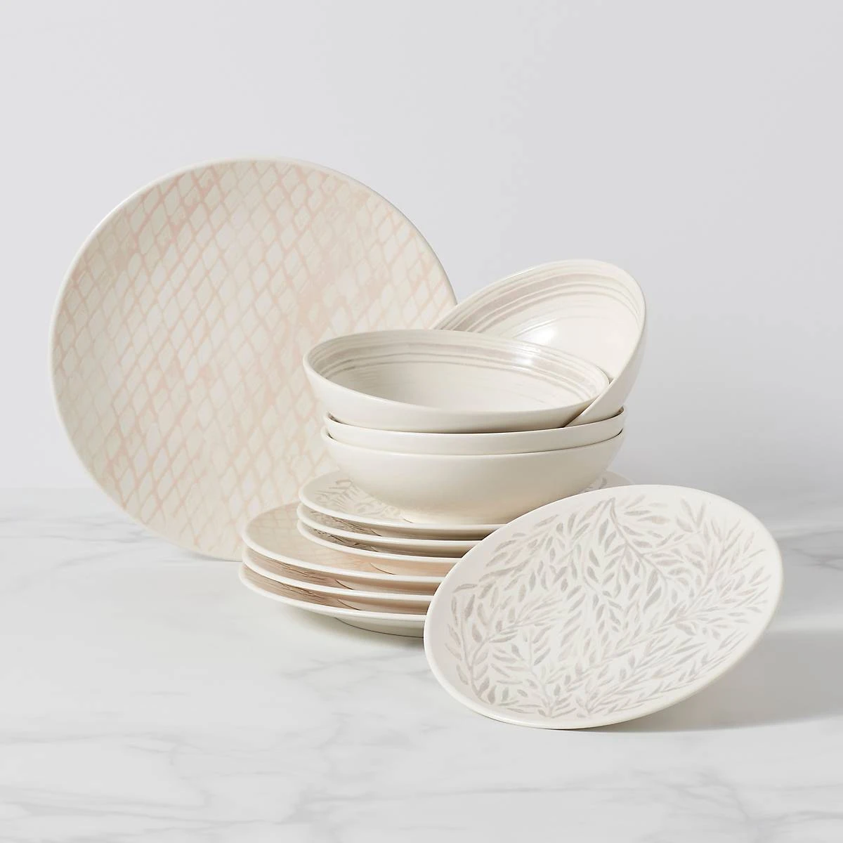 890123_w10_b2a02f00-e792-49f4-969e-56f30fbf0e67.jpg Lenox Dinnerware Textured Neutrals 12-piece Set
