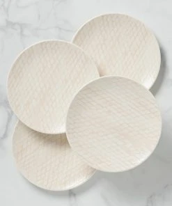 Lenox Textured Neutrals 4-piece Dinner Plate Set Dinnerware