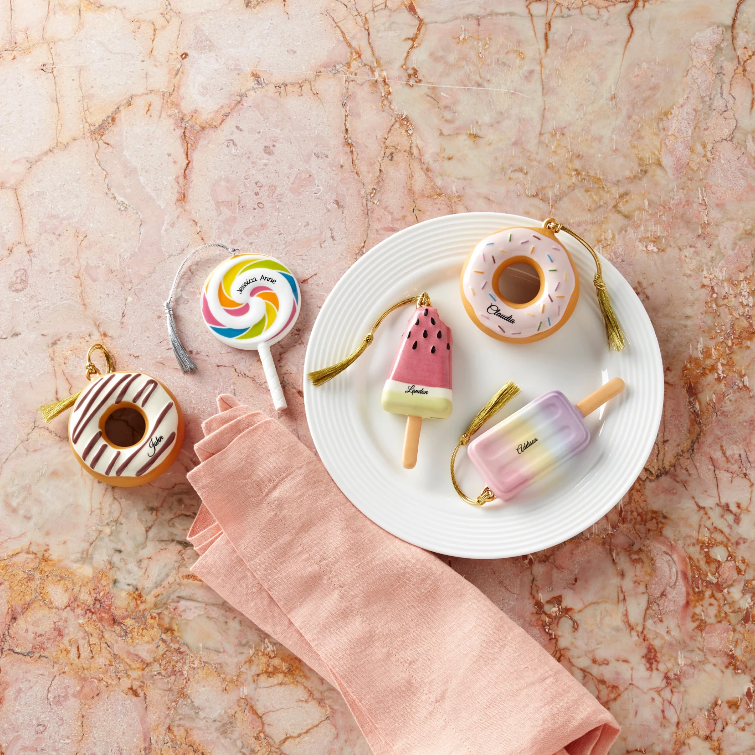 Lenox Personalized Ornaments Lollipop Ornament 4 Lenox Personalized Ornaments Lollipop Ornament