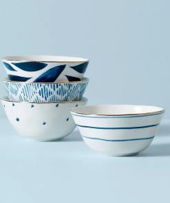 Lenox Blue Bay™ 4-piece Dessert Bowl Set Dinnerware