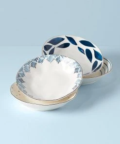 Lenox Blue Bay 4-piece Set Pasta Bowls
