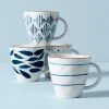 Lenox Dinnerware Blue Bay 4-Piece Dessert Mug Set