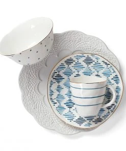 Lenox Dinnerware Blue Bay 4-Piece Dessert Mug Set