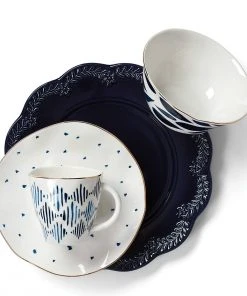 Lenox Dinnerware Blue Bay 4-Piece Dessert Mug Set