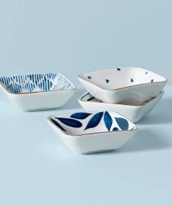 Lenox Blue Bay 4-Piece Stacking Dip Bowl Set