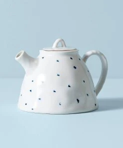 Lenox Dinnerware Blue Bay Teapot