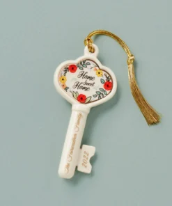 Lenox Personalized Ornaments Home Sweet Home Key Ornament