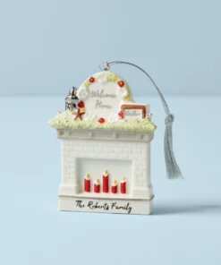Lenox Personalized Ornaments Hearth Ornament