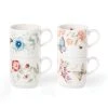 Lenox Butterfly Meadow 4-Piece Stacking Mug Set Dinnerware