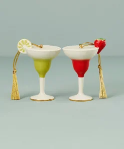 Lenox Forever Friends Margarita 2-Piece Ornament Set Christmas Clearance