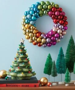 Lenox Treasured Traditions Green Light-Up Tree Figurine 4 Lenox Treasured Traditions Green Light-Up Tree Figurine