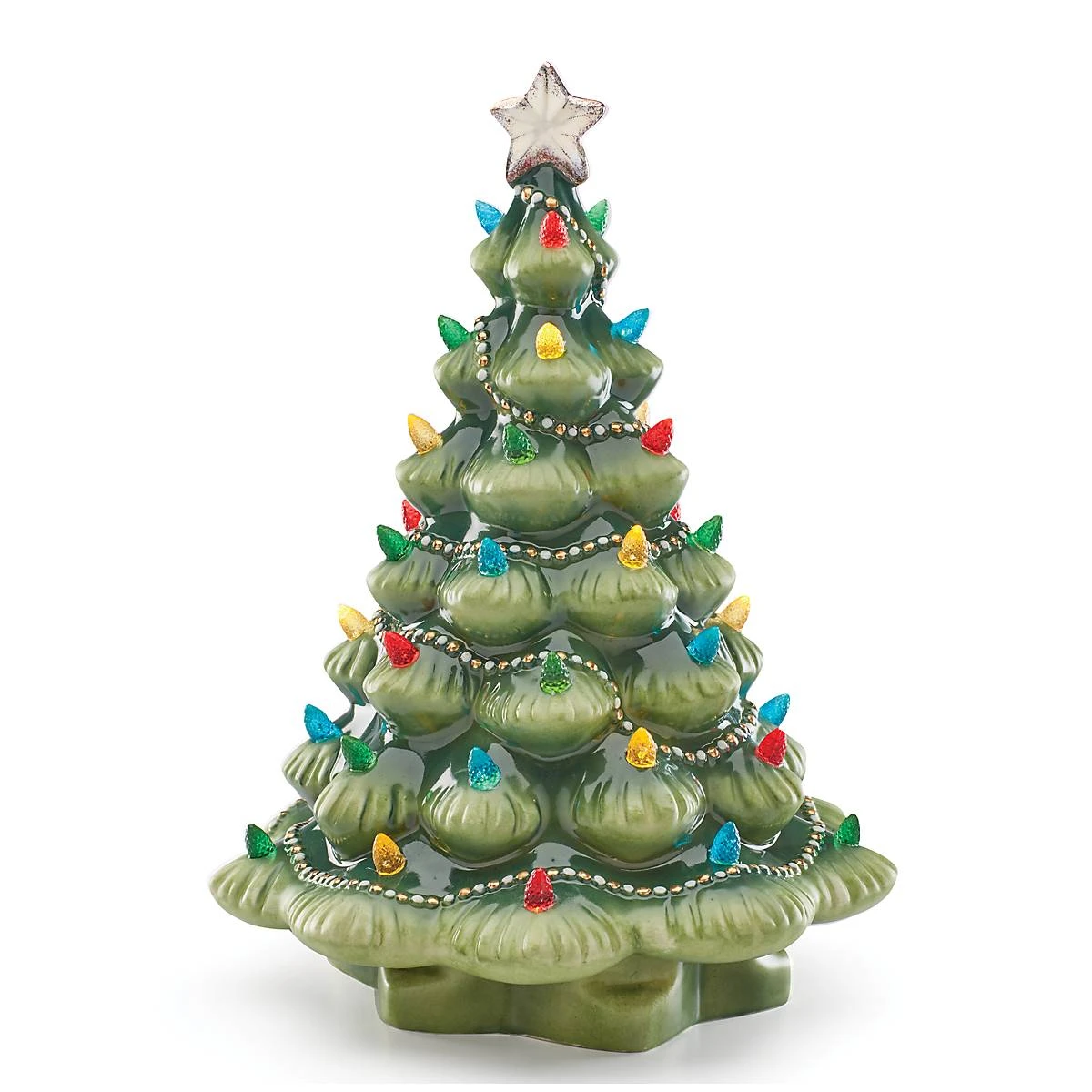 890573_wHR_ea79a029-7154-4dd6-bc0f-b2068d28a0c9.jpg Lenox Treasured Traditions Green Light-Up Tree Figurine