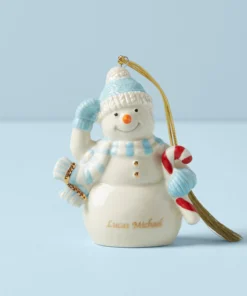 Lenox Winter Snowman Ornament Personalized Ornaments