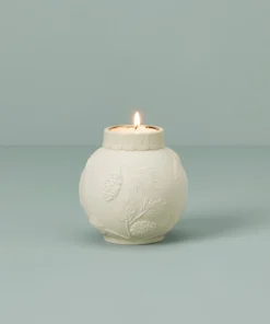 Lenox Décor Ornamental Glow Pinecone Votive Candleholder