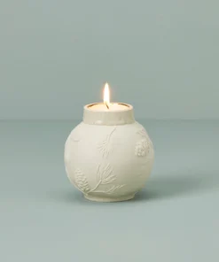 Lenox Décor Ornamental Glow Pinecone Votive Candleholder