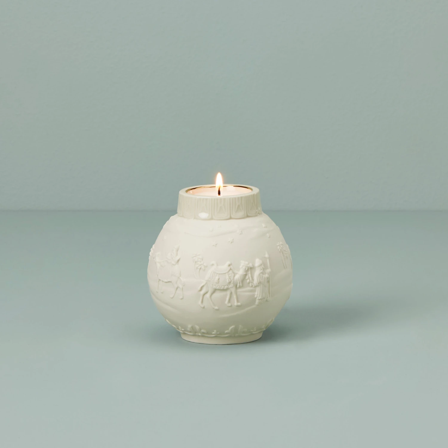 890697_w11.jpg Lenox Ornamental Glow Nativity Votive Candleholder