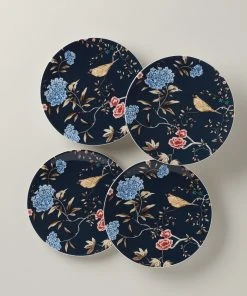 Lenox Sprig & Vine Set Of 4 Accent Plates Dinnerware
