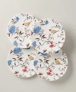 Lenox Sprig & Vine Set Of 4 Accent Plates Dinnerware