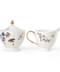 Lenox Sprig & Vine Sugar & Creamer Set