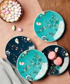 Lenox Dinnerware Sprig & Vine 4-Piece Tidbit Plate Set 7 Lenox Dinnerware Sprig & Vine 4-Piece Tidbit Plate Set