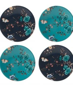 Lenox Dinnerware Sprig & Vine 4-Piece Tidbit Plate Set 6 Lenox Dinnerware Sprig & Vine 4-Piece Tidbit Plate Set