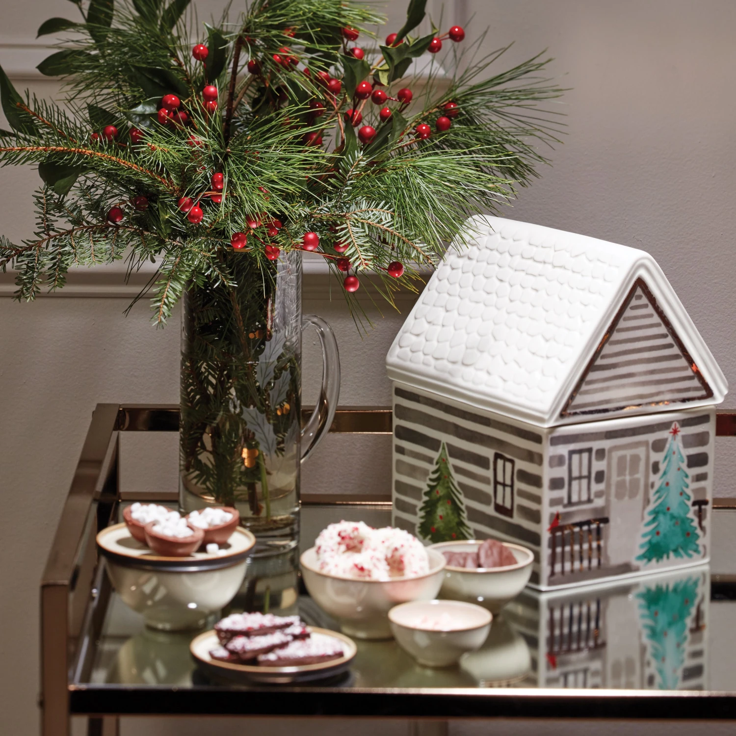 Lenox Dinnerware Balsam Lane Cookie Jar 5 Lenox Dinnerware Balsam Lane Cookie Jar