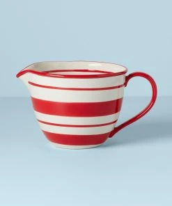 Lenox Dinnerware Holiday Handpaint Stripe Batter Bowl