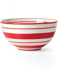 Lenox Holiday Handpaint Stripe Mixing Bowl 6 Lenox Holiday Handpaint Stripe Mixing Bowl
