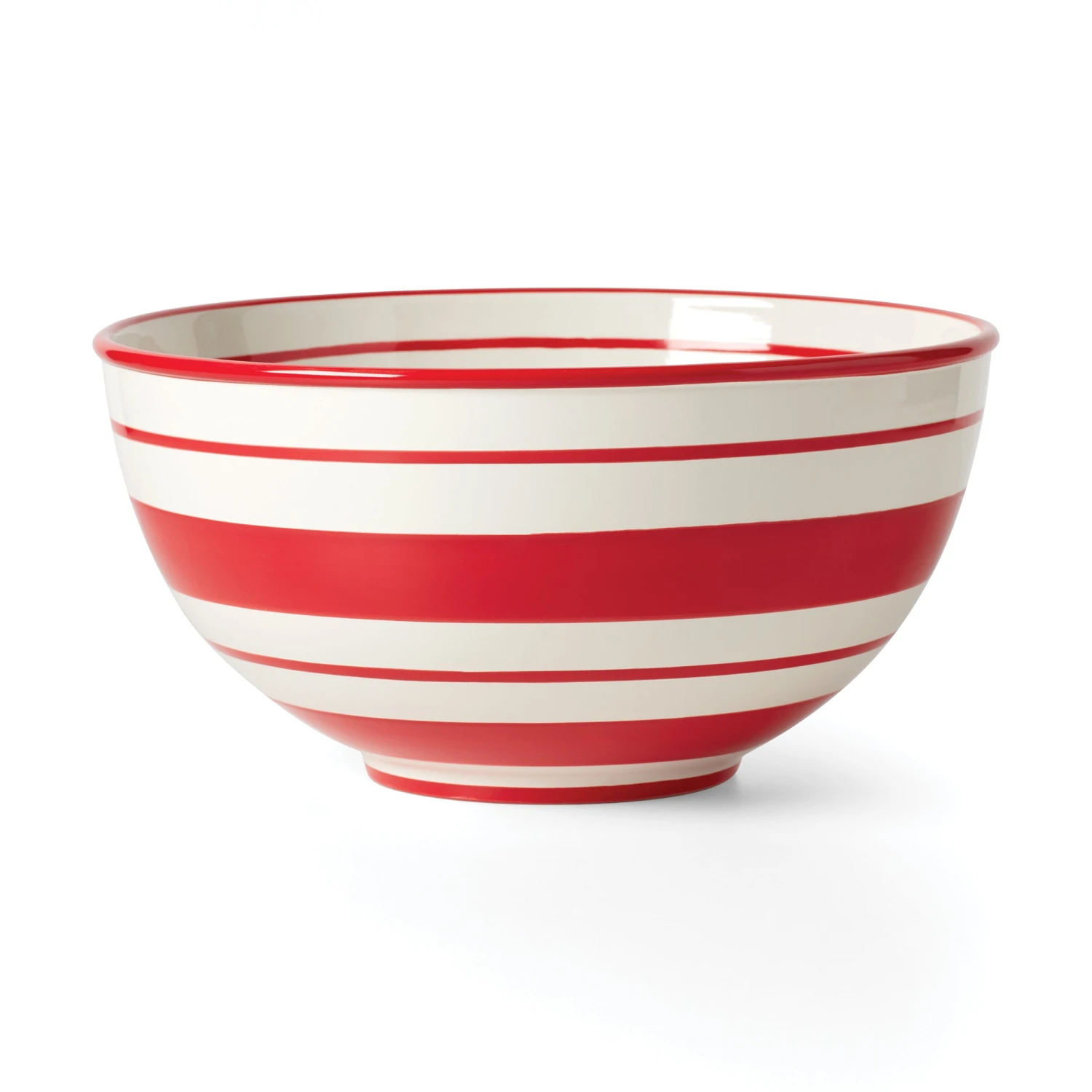 890773_wHR.jpg Lenox Holiday Handpaint Stripe Mixing Bowl
