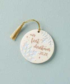 Lenox 2020 Our First Christmas Ornament
