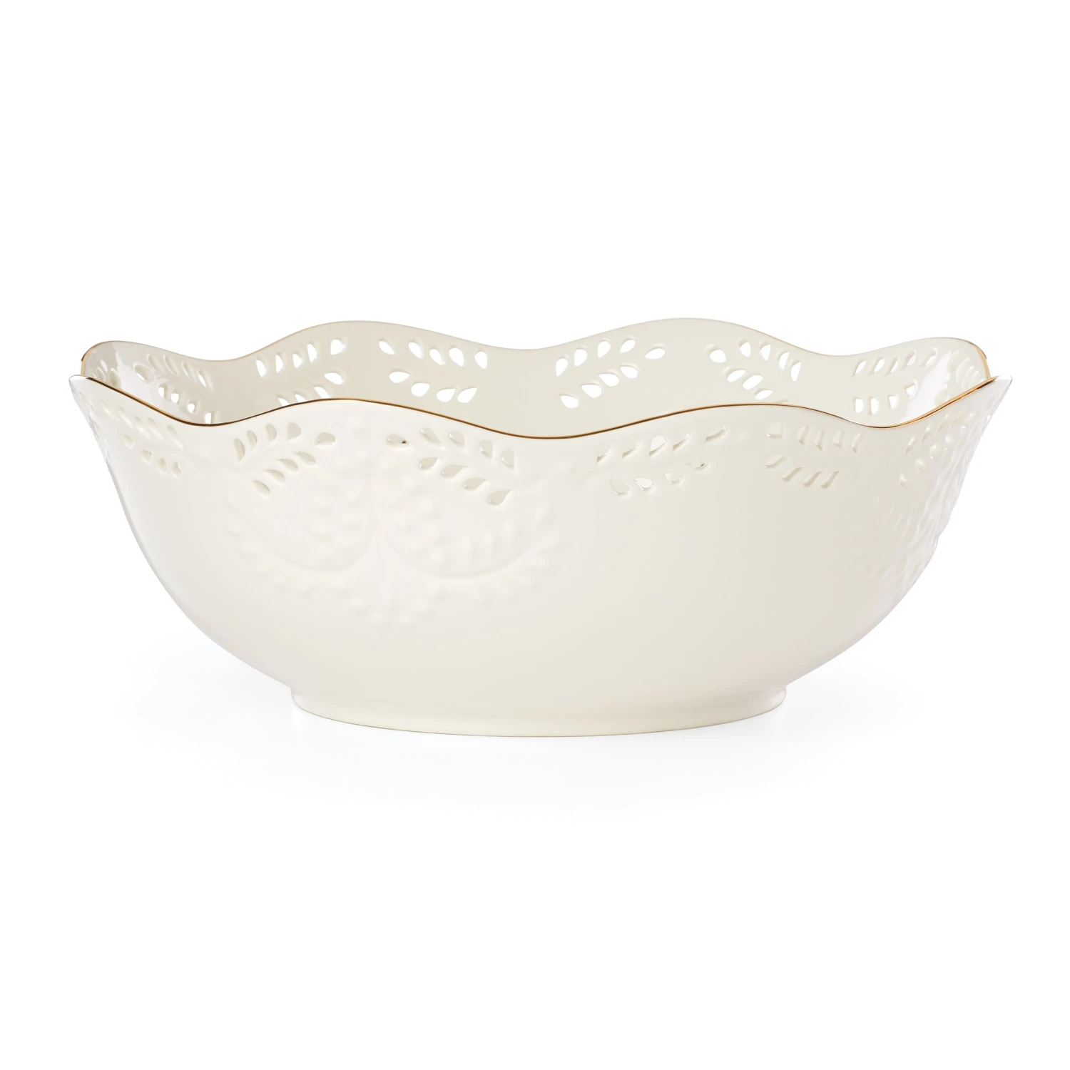 Lenox Opal Innocence Flourish Serving Bowl Dinnerware 5 Lenox Opal Innocence Flourish Serving Bowl Dinnerware
