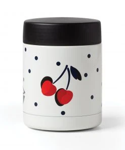 Kate Spade Vintage Cherry Dot Insulated Food Container Kitchen