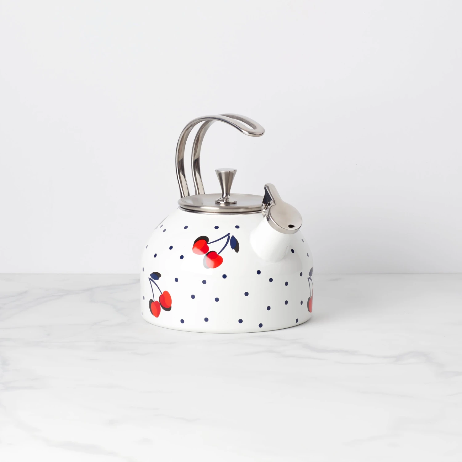 Kate Spade Kitchen Vintage Cherry Dot Tea Kettle 4 Kate Spade Kitchen Vintage Cherry Dot Tea Kettle