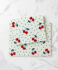 Kate Spade Kitchen Vintage Cherry Dot 2-Piece Prep Board Set