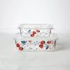 Kate Spade Vintage Cherry Dot 2-Piece Rectangular Storage Set Kitchen 1 Kate Spade Vintage Cherry Dot 2-Piece Rectangular Storage Set Kitchen