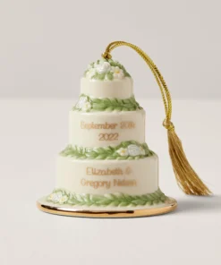 Lenox Our 1st Christmas Together Wedding Cake Ornament Personalized Ornaments