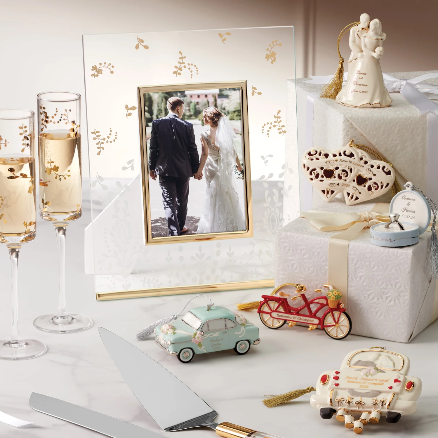 Lenox Opal Innocence Flourish Glass Picture Frame 4 Lenox Opal Innocence Flourish Glass Picture Frame